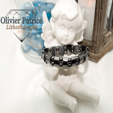 Bracelet de pierres naturelles en hématite