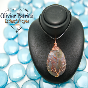 Arbre de vie Indian Cornaline en alliage de cuivre