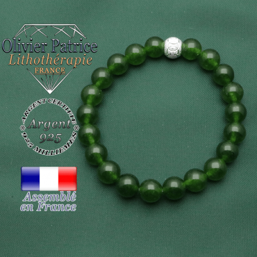 Sportive ? Faites vous plaisir avec un bracelet des jeux olympiques en jade naturelle de taiwan vert