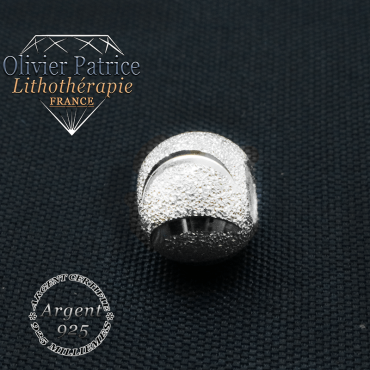 Finition de bracelet tourmaline ronde en argent 925 et brillante avec votre sourire gravé