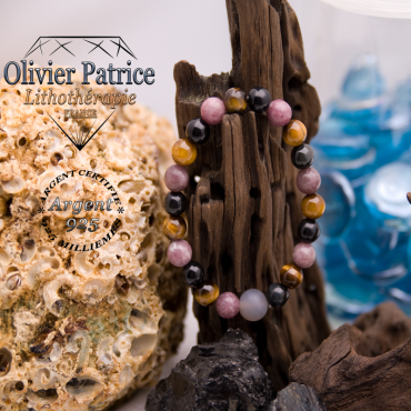 Bracelet aux 4 pierres naturelles de protection
