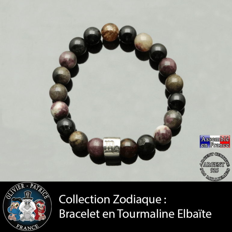 BRACELET - TOURMALINE MULTICOLORE – ORA Pierres & Merveilles