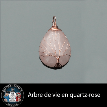 Arbre de vie et son cordon de cuir vendu dans un superbe écrin