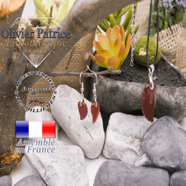 Parure ailes d'ange cornaline