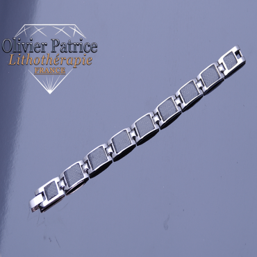 Bracelet chaîne d'hématite magnétique pour homme