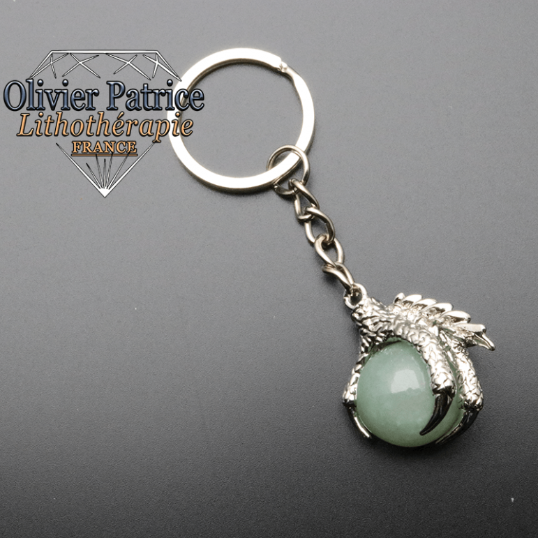 Porte-clés griffe de dragon aventurine