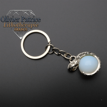 Porte-clés salamandre opale