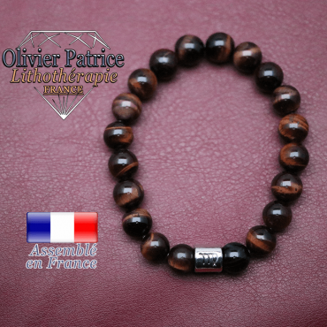 Bracelet Œil de taureau et son signe astrologique en alliage