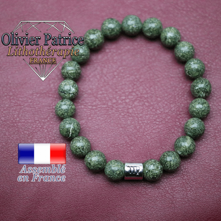 Bracelet serpentine et son signe astrologique en alliage